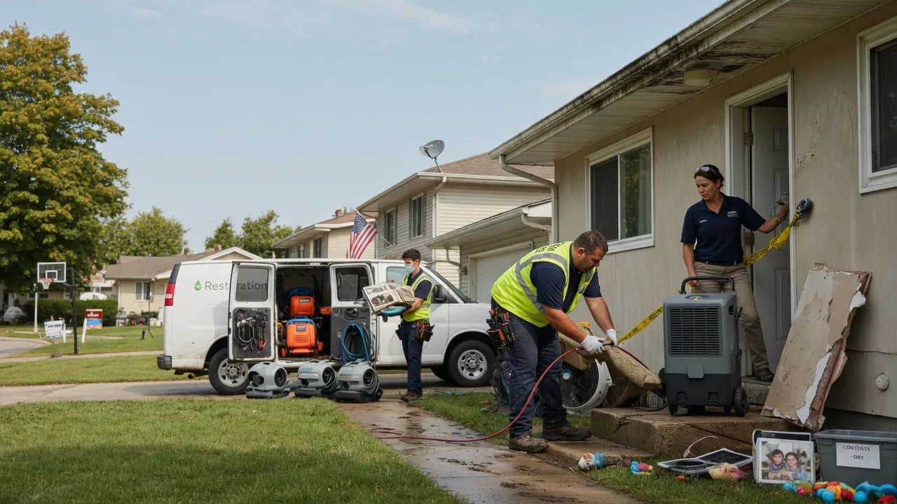 Water Damage Restoration in Greenville, NC near me